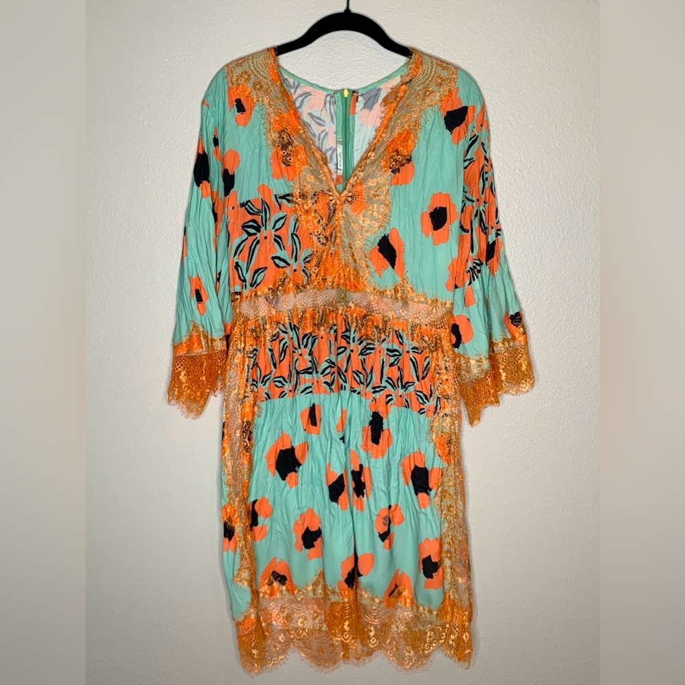 Moikana Brazil Floral Print Dress M